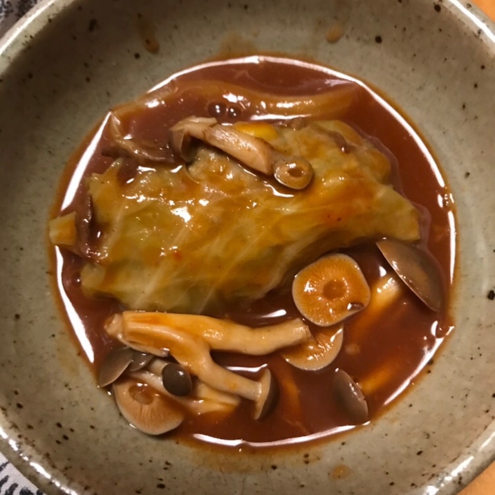ビーフシチューソース煮込みロールキャベツ レシピ 作り方 By ボンド子 楽天レシピ
